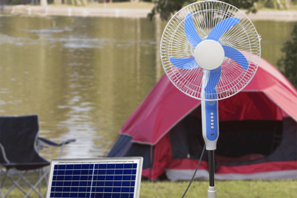 O que é um ventilador movido a energia solar Invest Sustain Energia Solar1