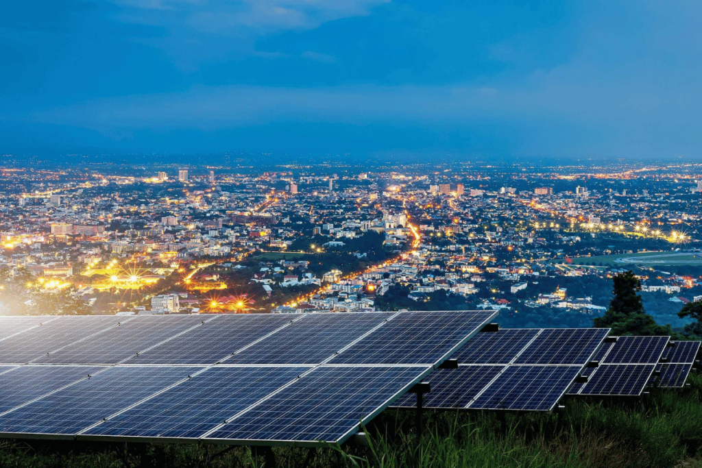 Os painéis solares funcionam em tempo nublado Invest Sustain Energia Solar