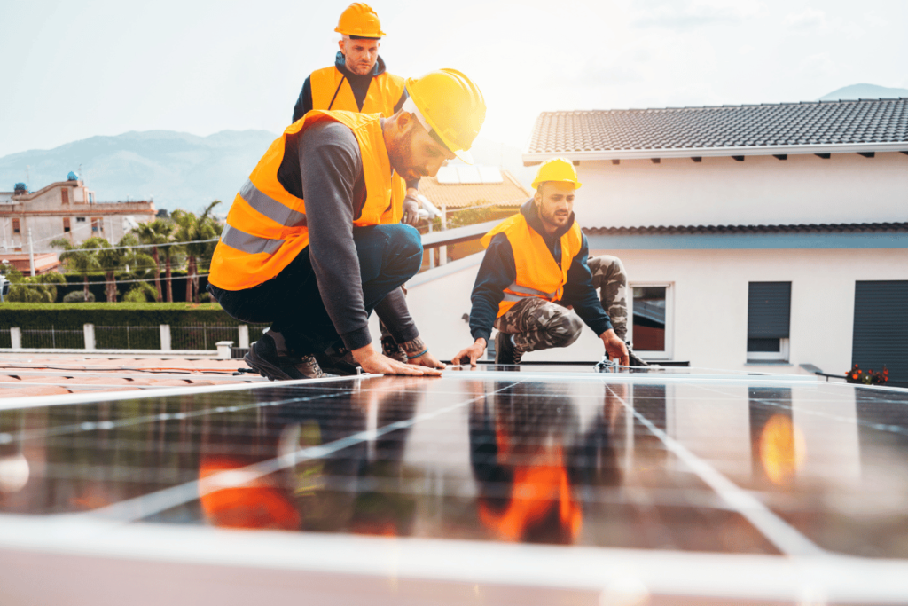 Instalação do sistema Invest Sustain Energia Solar