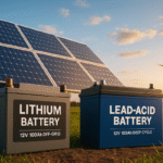 Bateria lítio off grid ou chumbo-ácido Qual escolher Invest Sustain Energia Solar