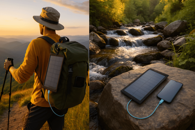 Como escolher o melhor carregador solar portátil para trilhas Invest Sustain Energia Solar