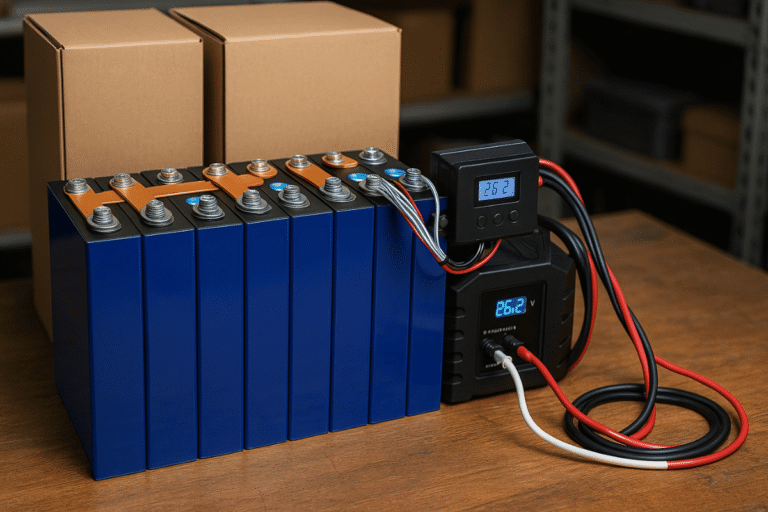 Kit bateria 24V Lifepo4 com BMS e entrega rápida no Brasil Invest Sustain Energia Solar