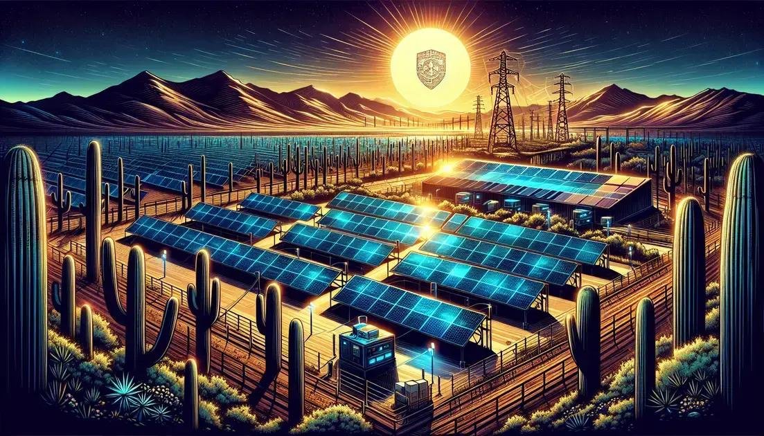 parque solar no Arizona